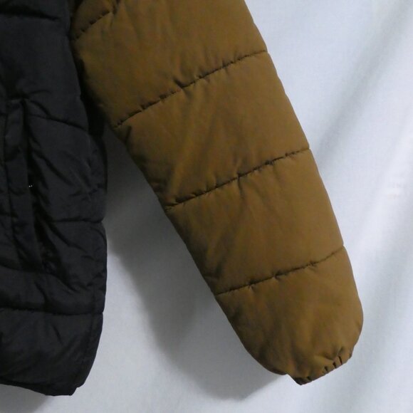 H&M NEW WAYZ | 11-12 years US 14 | Black and Brown Hooded Puffer Jacket - Picture 9 of 16